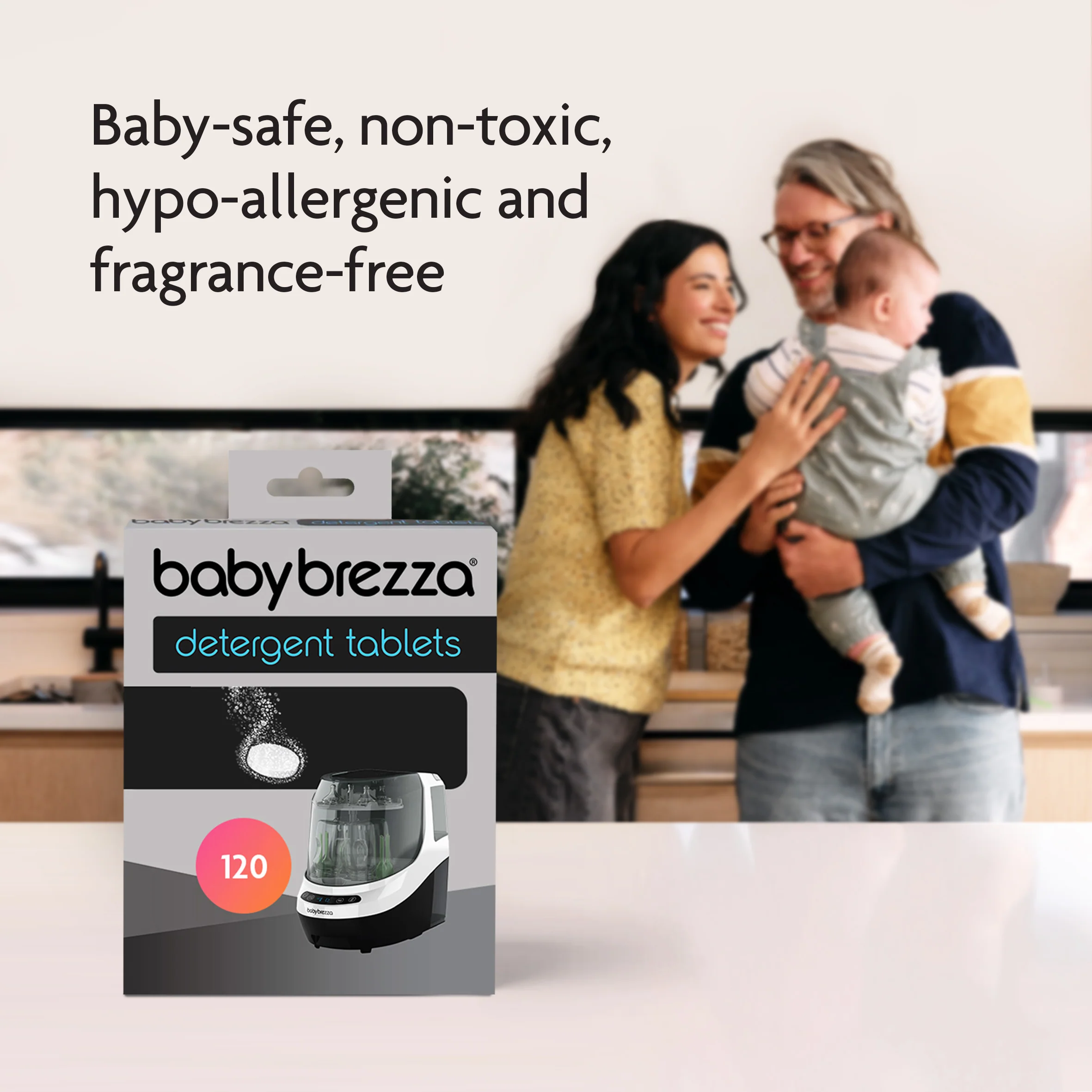 BUNDLE: Bottle Washer Pro, Detergent Tablets (120pcs) + Hepa Filter - White and Black - Image 4