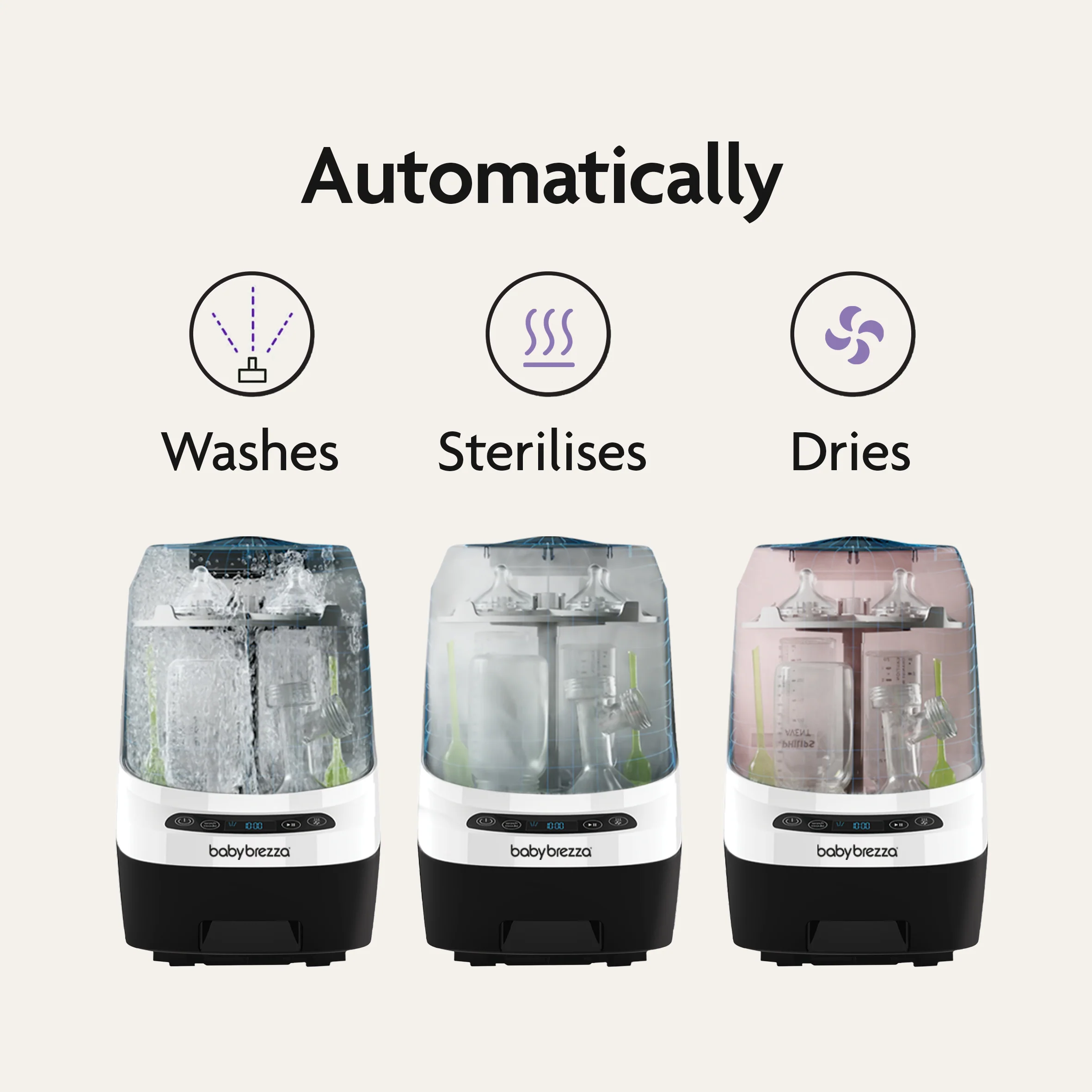 Bottle Washer Pro - All In One Washer, Steriliser, Dryer - REMOVES 100% of Milk Residue - Image 4