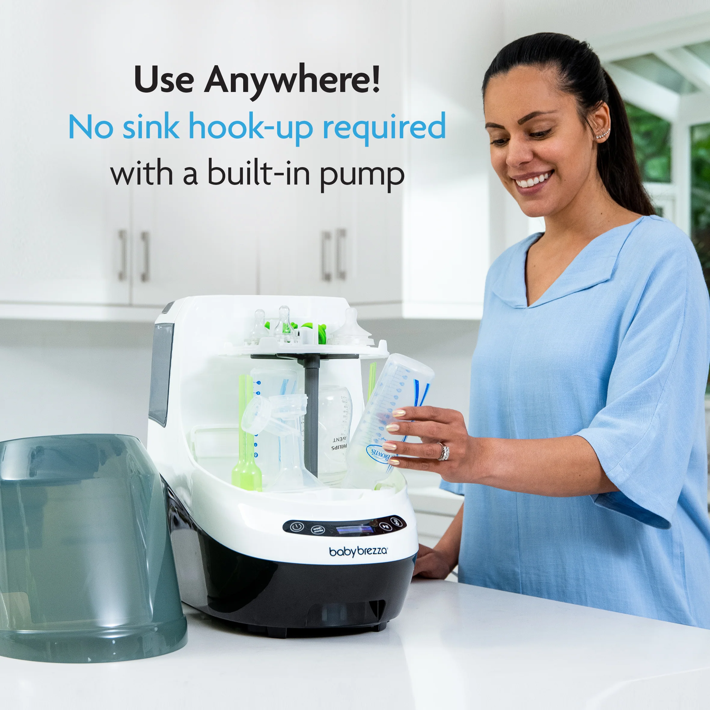 ULTIMATE BUNDLE: Formula Pro Advanced, Bottle Washer Pro + Accessories - White and Black - Image 16